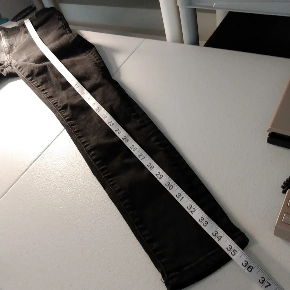 American Eagle Outfitters Womens Skinny The Dream Jeans Black Stretch Size 4 Reg